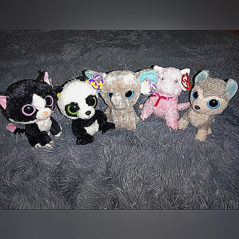 BEANIE BABIES BUNDLE OF FIVE